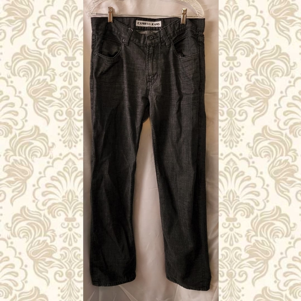 Express Slim Straight Leg Jeans